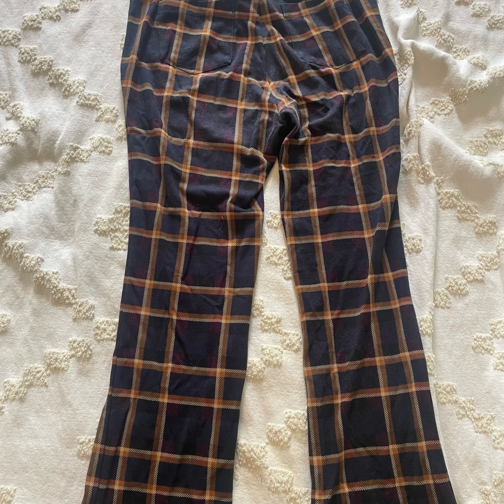 Plaid Flare Pants